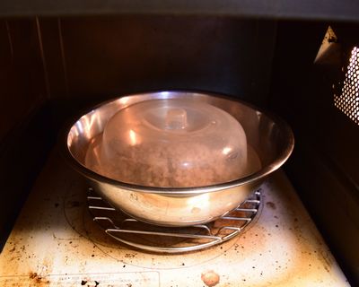 40℃のオーブンで保温