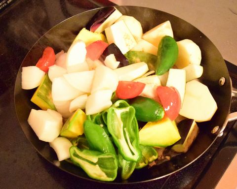 野菜を入れる