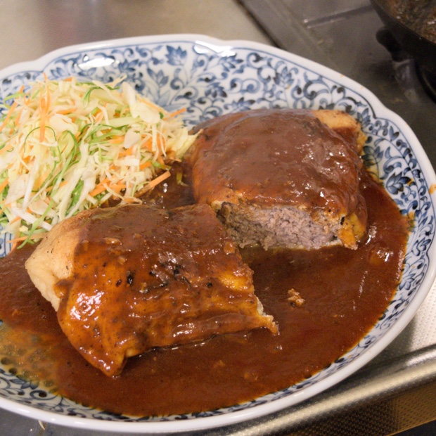 お揚げハンバーグ