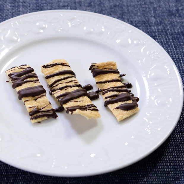 お揚げのチョコがけ