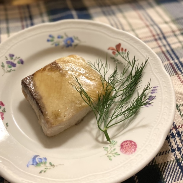 白身魚のレモンソテー