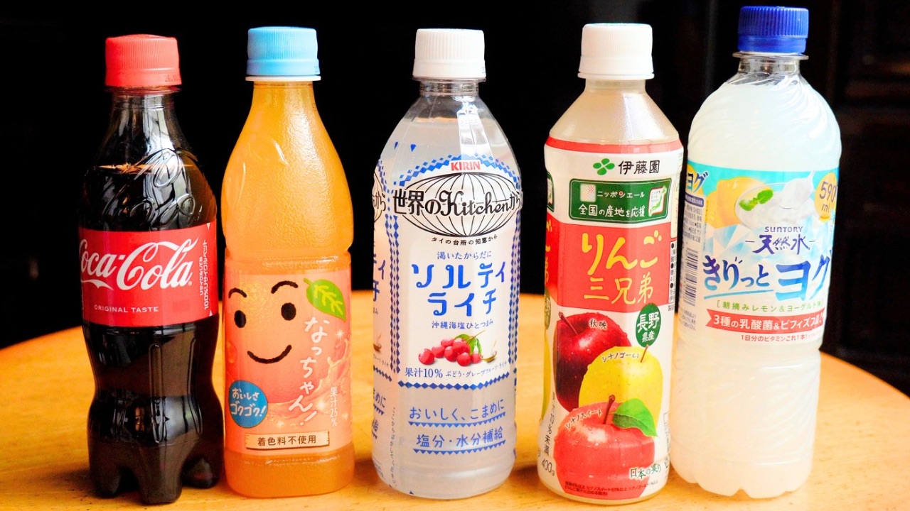 ペットボトルのドリンク