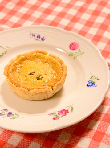 ブルーチーズのベイクドチーズケーキ