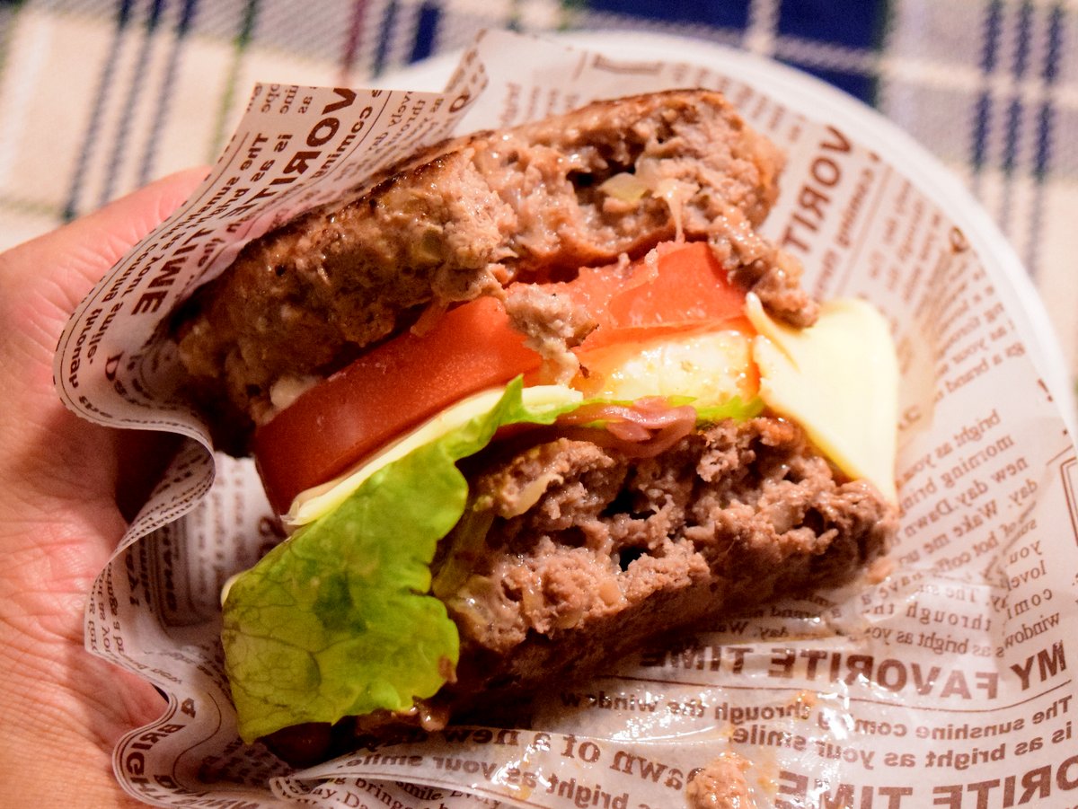 バンズなしハンバーガーがウマすぎ おまけに低糖質だからダイエットにも最適 オトコ中村の楽しい毎日