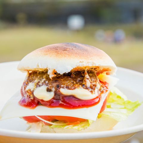 手作りハンバーガー