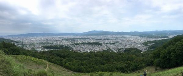 大文字山火床より京都を撮影