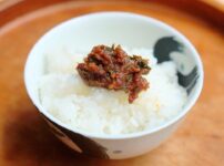 セイタカアワダチソウ味噌とご飯